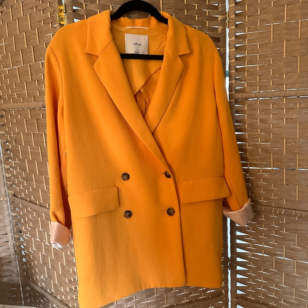 ARITZIA Wilfred Cherrelle Blazer - Yellow
